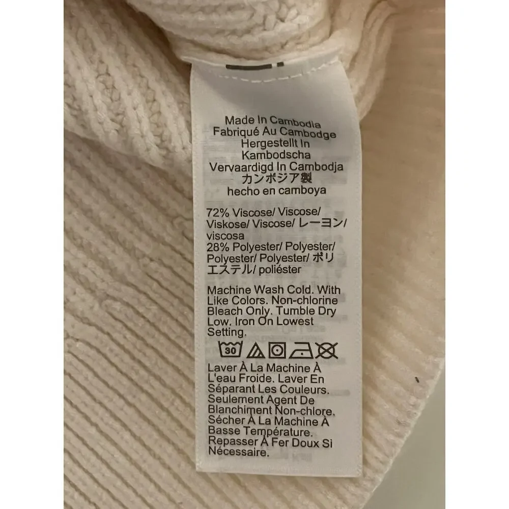 J. Crew Ribbed Cropped turtleneck sweater in stretch yarn